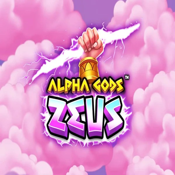 Alpha Gods Zeus online game logo by PearFiction Studios on slotrize.eu.com