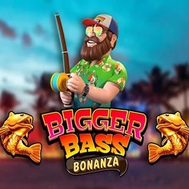 Bigger Bass Bonanza logo by Pragmatic Play Slotrize Casino