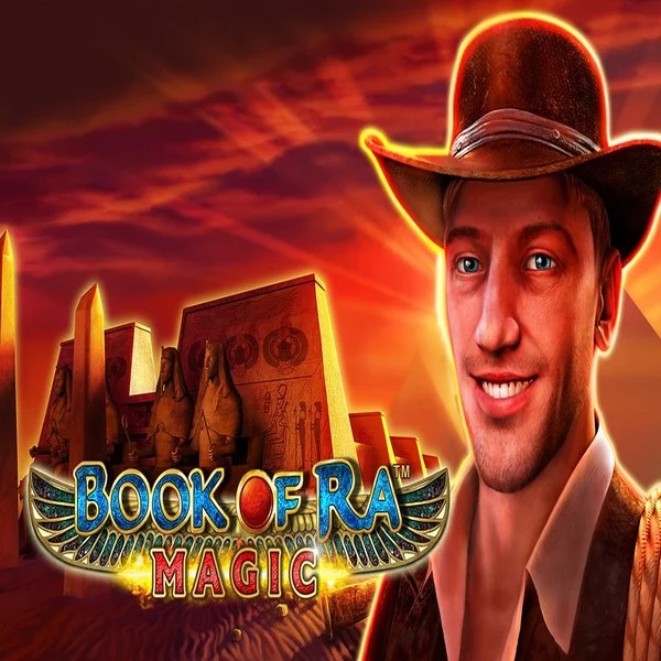 Book of Ra Magic online game logo by Greentube on slotrize.eu.com