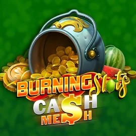 Burning Slots Cash Mesh slot logo by BF Games at Slotrize Casino