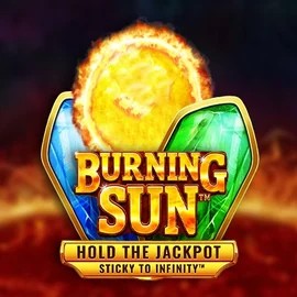 Official Slots logo: Burning Sun by Wazdan at Slotrize Casino