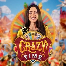 Crazy Time logo – Live Casino by Evolution at Slotrize Casino