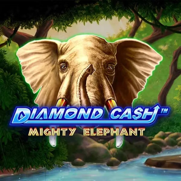 Slots logo of Diamond Cash Mighty Elephant from Greentube at Slotrize Casino