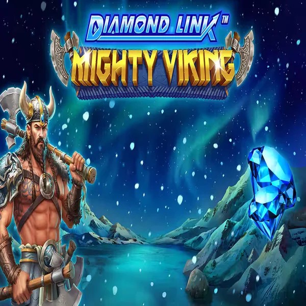 Official Slots logo: Diamond Link Mighty Viking by Greentube at Slotrize Casino