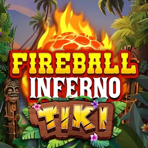 Fireball Inferno Tiki logo – Slots by NetEnt at Slotrize Casino