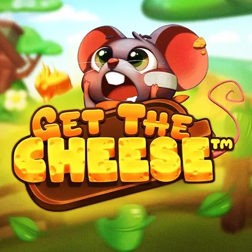 Get The Cheese slot logo by Hacksaw Gaming at Slotrize Casino