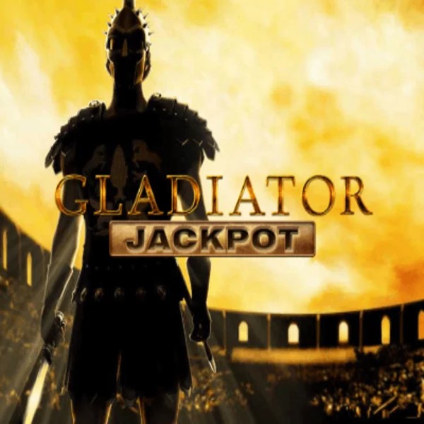 Gladiator Jackpot online game logo by Playtech on slotrize.eu.com