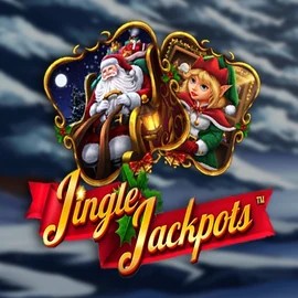 Jackpots logo of Jingle Jackpots from Dragon Gaming at Slotrize Casino
