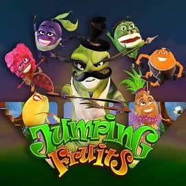 Jumping Fruits game by Wazdan – logo hosted on Slotrize Casino