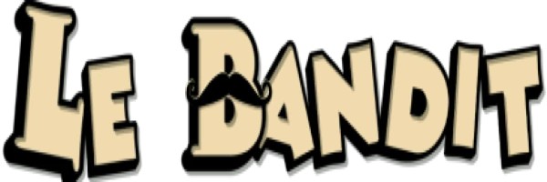 Le Bandit online game logo by Hacksaw Gaming on slotrize.eu.com