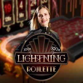 Lightning Roulette logo – Live Casino by Evolution at Slotrize Casino