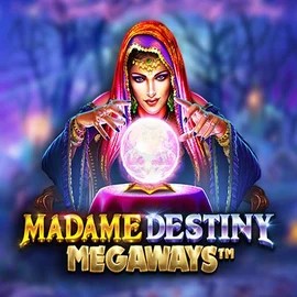Madame Destiny Megaways logo by Pragmatic Play Slotrize Casino