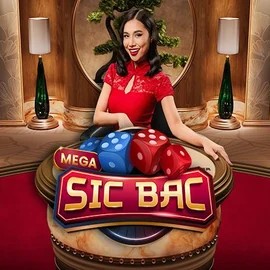 Official Live Casino logo: Mega Sic Bac by Pragmatic Play at Slotrize Casino