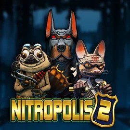 Nitropolis 2 slot visual from ELK Studios available on slotrize.eu.com