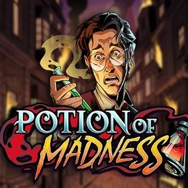 Potion of Madness slot logo by Play'n GO at Slotrize Casino