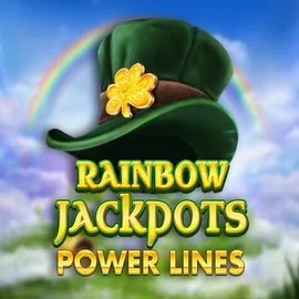 Rainbow Jackpots Power Lines by Red Tiger Gaming, showcased at slotrize.eu.com – game logo