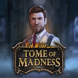 Slots logo of Tome of Madness from Play'n GO at Slotrize Casino
