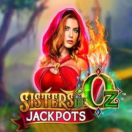 Sisters Of Oz Jackpots slot logo by Triple Edge Studios at Slotrize Casino