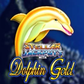 Dolphin Gold with Stellar Jackpots logo by Lightning Box Game Slotrize Casino