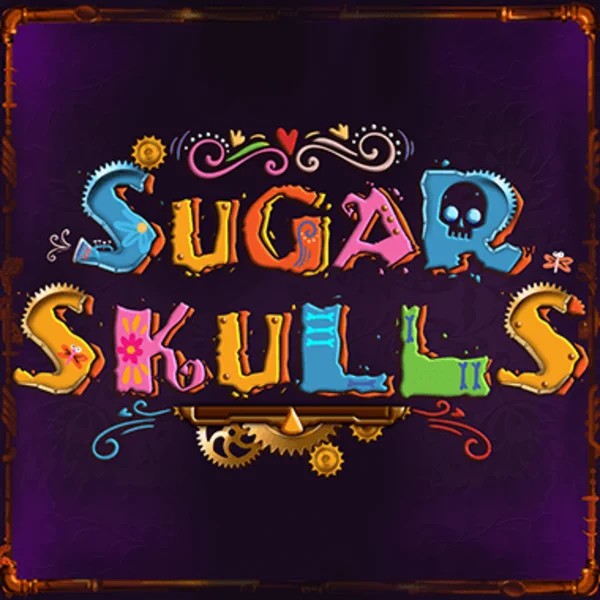 Sugar Skulls online game logo by Booming Games on slotrize.eu.com