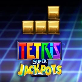 Tetris Super Jackpots by WMS, showcased at slotrize.eu.com – game logo