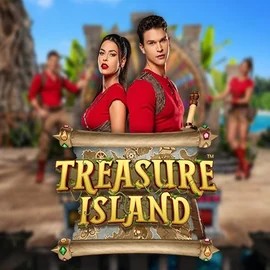 Treasure Island online game logo by Pragmatic Play on slotrize.eu.com