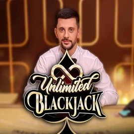 Unlimited Blackjack logo – Live Casino by Ezugi at Slotrize Casino