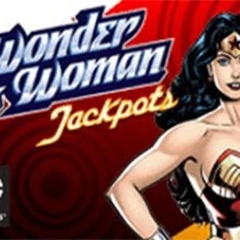 Wonder Woman Jackpots logo by Amaya at Slotrize Casino